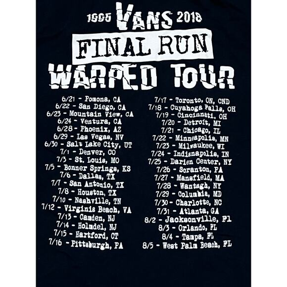 Van’s Navy Men’s T-Shirt Size Small - Picture 5 of 6